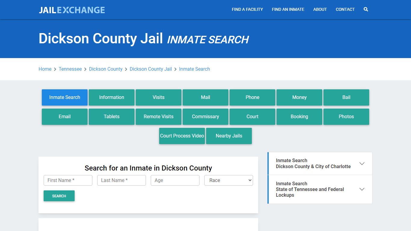 Dickson County Jail, TN Inmate Search: Roster & Mugshots - Jail Exchange